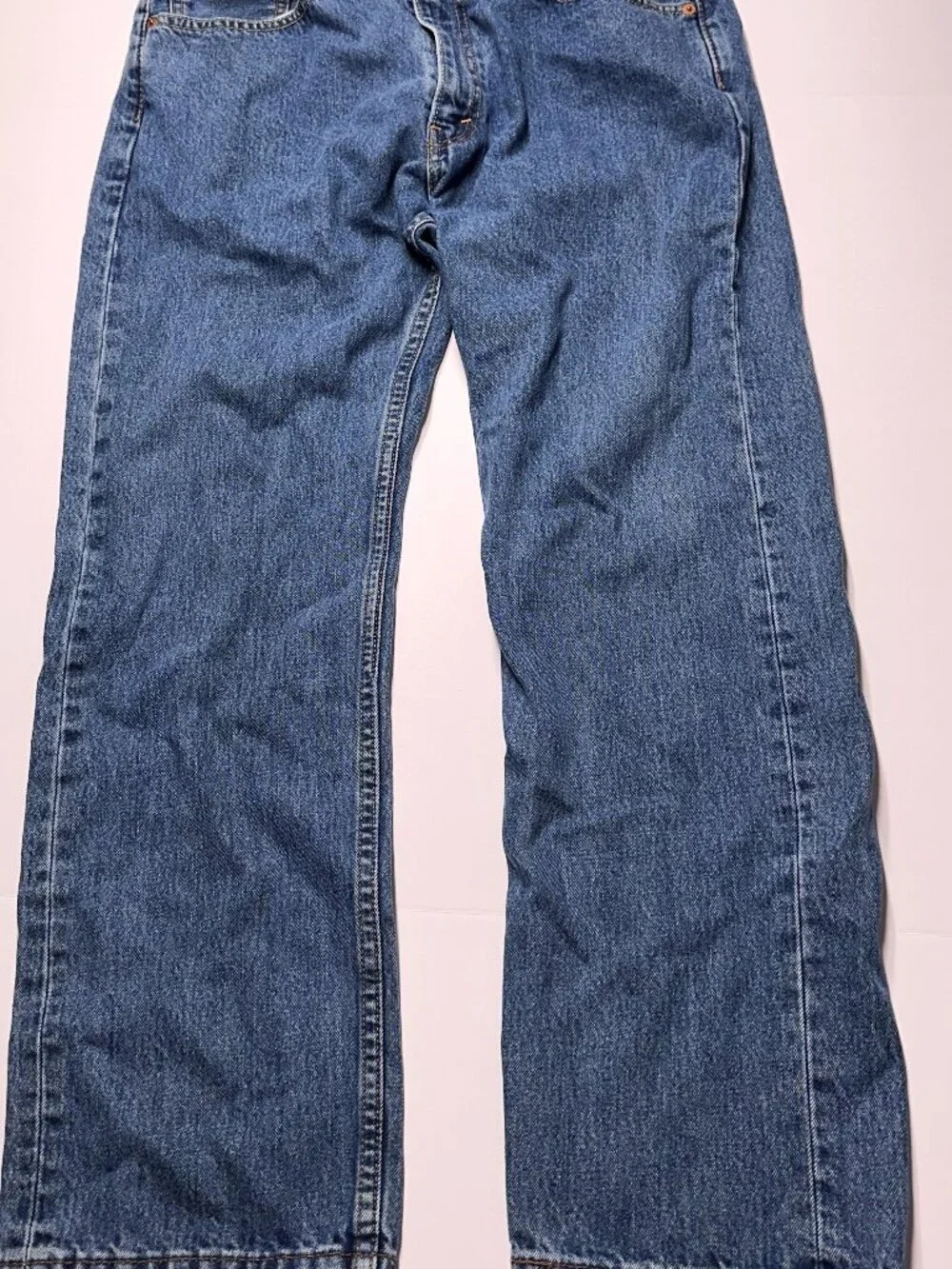 Levi’s 505 Regular Fit Jeans 36x30 Straight Leg Medium Wash Zip Fly Denim